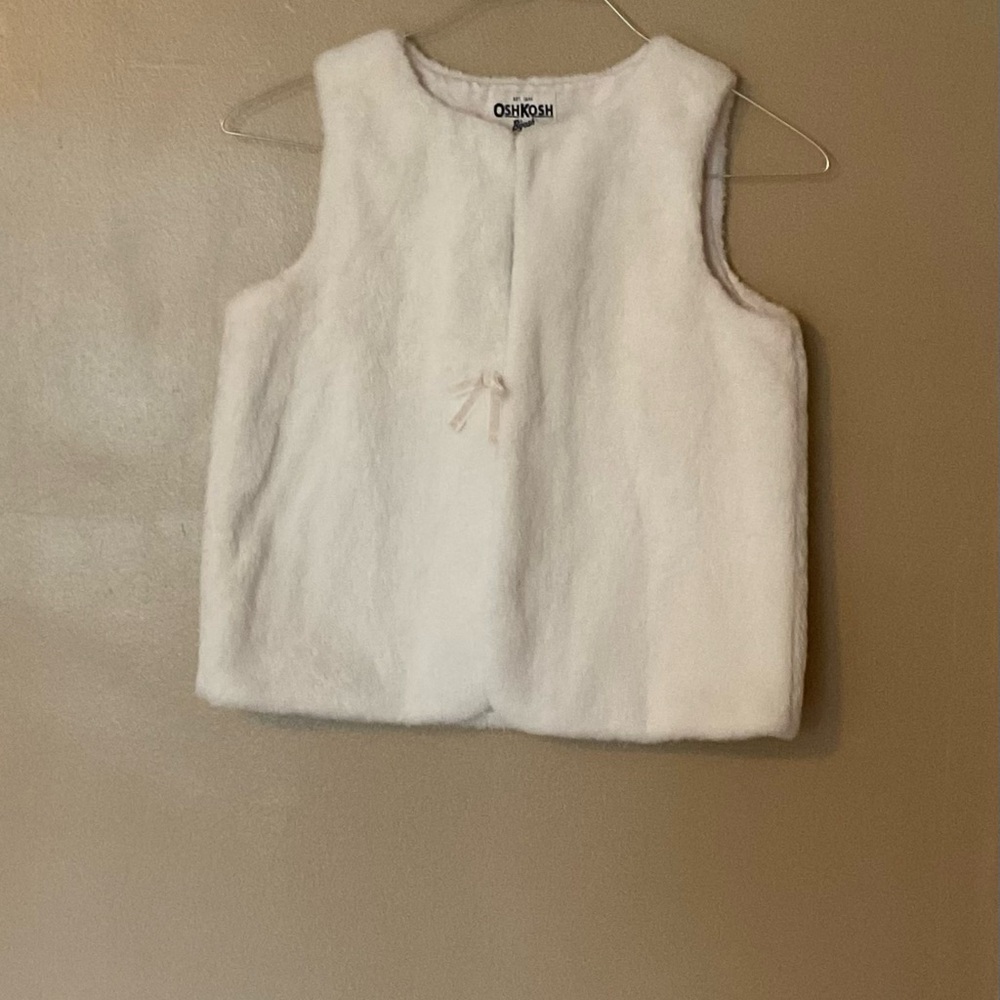 Vest faux fur girls Oshkosh bgosh size 14